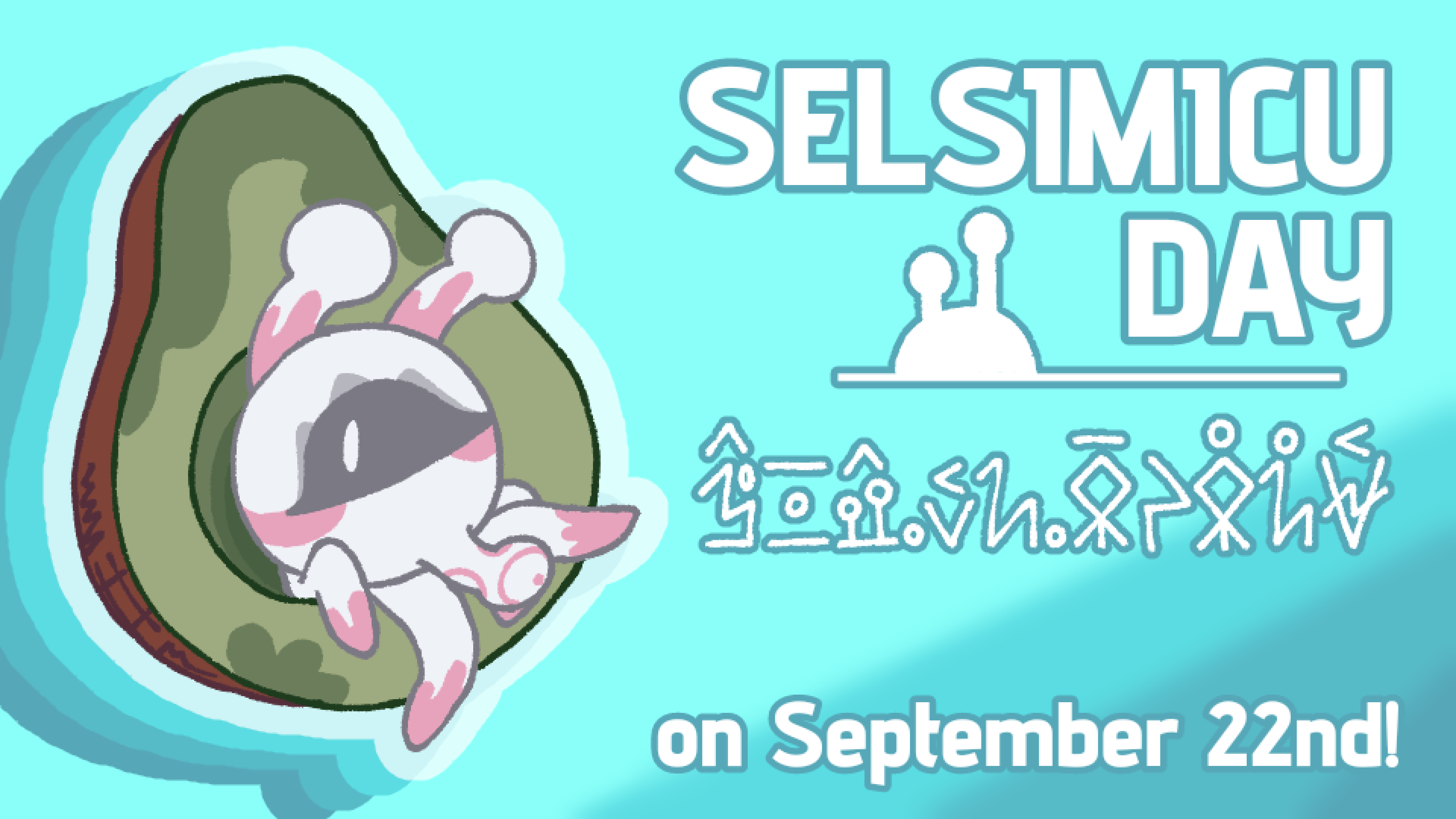 a banner advertisement for Selsimicu Day (ñawba ta selsimicu), which lands on September 22nd